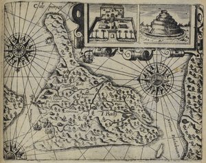バリ島（インドネシア）、バリ島の偽物 作： Johann Theodor de Bry