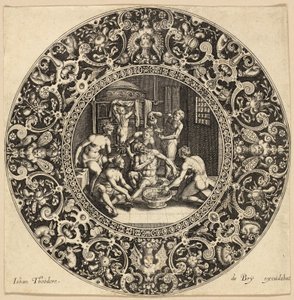 サルダナパルスの浴場 作： Johann Theodor de Bry
