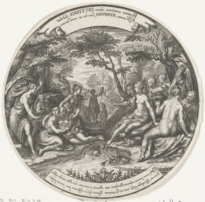 ダイアナがカリストの妊娠を発見 作： Johann Theodor de Bry