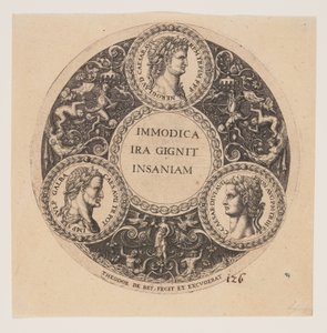イモディカ・イラ・ギグニット・インサニアム、タッツェのインテリア・デザイン 作： Johann Theodor de Bry