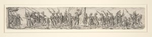 旗手で行進する兵士 作： Johann Theodor de Bry