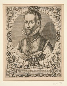 J.J. の Orlando Lassus の肖像。 ボアサール、 作： Johann Theodor de Bry