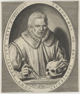 セオドア・ド・ブリーの肖像1528-1598年頃1597。