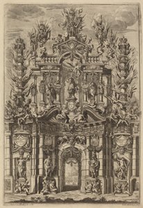 カール5世の凱旋門 作： Johann Ulrich Kraus, after Peter Schubert von Ehrenberg