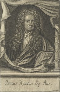 アイザック・ニュートン卿の肖像 1642-1727, 作： Johann Ulrich Krauss