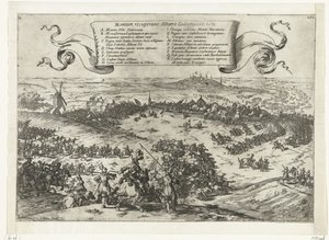 アルバは、1572 年にヘネグウェンでベルゲンを包囲します。 山の回復、アルバーノ・グベルナトーレ。 1572 (オブジェクトのタイトル) 作： Johann Wilhelm Baur