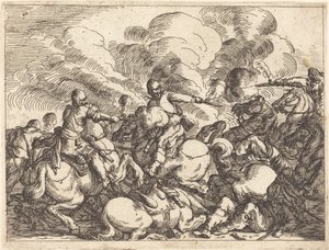 さまざまな戦いの気まぐれ 作： Johann Wilhelm Baur