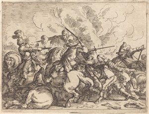 様々な戦いの気まぐれ、1635年。 作： Johann Wilhelm Baur