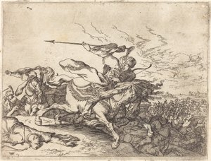 1635年の「Capricci di varie battaglie」。 作： Johann Wilhelm Baur