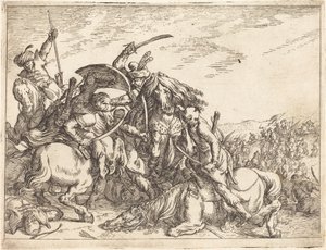 1635年の「Capricci di varie battaglie」。 作： Johann Wilhelm Baur