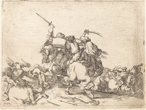 1635年の「Capricci di varie battaglie」。 作： Johann Wilhelm Baur