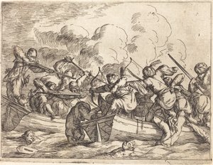 様々な戦いの気まぐれ、1635年。 作： Johann Wilhelm Baur