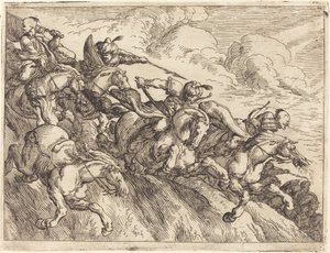 様々な戦いの気まぐれ、1635年。 作： Johann Wilhelm Baur