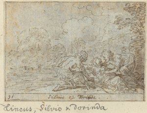 Linco, Silvio and Dorinda, 1640年。 作： Johann Wilhelm Baur