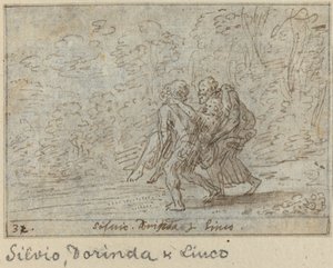 シルヴィオ、ドリンダ、リンコ、1640年。