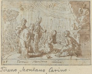 ティレニオ、モンタヌス、カリーノ、1640年。 作： Johann Wilhelm Baur