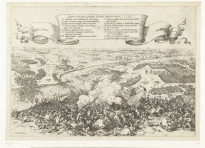 Veldslag aan de rivier de Gete、1568 アルバン総督との下田川の戦い。 1568 (オブジェクトのタイトル) 作： Johann Wilhelm Baur