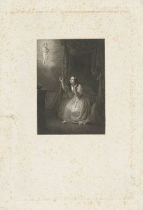 若い女性にはビジョンがあります 作： Johann Wilhelm Kaiser (I)