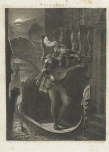 月明かりのゴンドラ 作： Johann Wilhelm Kaiser (I)