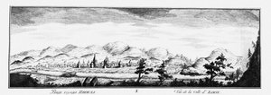 イリムスクの眺め、1735年頃 作： Johann Wilhelm Lürsenius