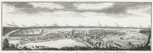 ネビヤンスク工場の眺め、1735年頃 作： Johann Wilhelm Lürsenius