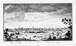 タラの眺め、1735年頃 作： Johann Wilhelm Lürsenius