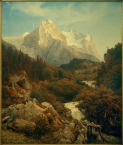 ヨハン・ヴィルヘルム・シルマー、ウェッターホルン 作： Johann Wilhelm Schirmer