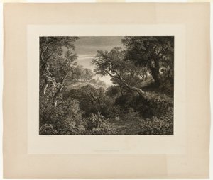 広大なドイツの風景 作： Johann Wilhelm Schirmer