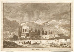 ノセラ近くの山を襲う嵐 作： Johann Wolfgang von Goethe