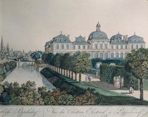 O Palácio dos Príncipes Eleitores em Poppelsdorf, perto de Bonn, por Johann Ziegler 作： Johann Ziegler