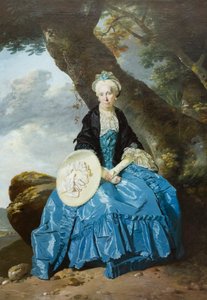 オズワルド夫人 作： Johann Zoffany