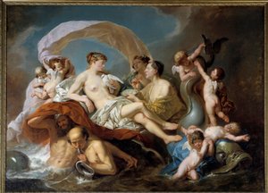 ヨハン・ゾファニー（1733-1810）の「ヴィーナスの凱旋」画 作： Johann Zoffany