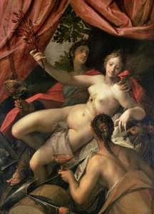 平和、芸術、豊かさの寓意、1602 作： Johann or Hans von Aachen