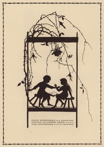 ハンス・クリスチャン・アンデルセン童話のシルエット（リトグラフ） 作： Johanna Beckmann