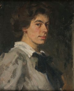 青年の肖像 – 自画像 作： Johanna Kampmann Freund