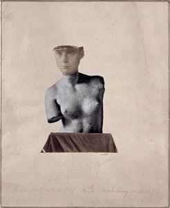ダダイストの表現によるパスティシュ ヨハネス・バーゲルド（1881-1927）によるコラージュ 1920年 個人蔵 作： Johannes Baargeld