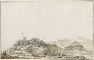 砂丘の風景 作： Johannes Christiaan Schotel
