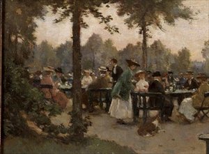 パレスノールデインデ近くのティーガーデン 作： Johannes Evert Hendrik Akkeringa