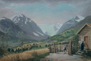 ボイヤム氷河、クロンダーレン 作： Johannes Flintoe