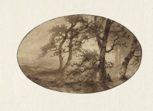 森の端 作： Johannes Franciscus Hoppenbrouwers