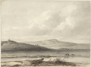 砂丘の風景 作： Johannes Franciscus Hoppenbrouwers