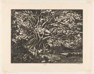The resting place (オブジェクトの原題) 作： Johannes Frederik Engelbert ten Klooster (signed by artist)