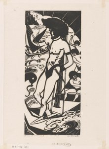 海の海賊 (オブジェクトの元のタイトル) 作： Johannes Frederik Engelbert ten Klooster (signed by artist)