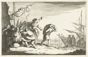 会話する商人のいる港 イタリアの港（シリーズタイトル） Aliqui Portus (シリーズタイトル) 作： Johannes Gronsveld