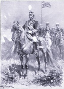 天皇陛下：天皇、カッセルの日露戦争の歴史第1巻、1900年 作： Johannes Hermann Barend Koekkoek