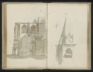 デルフトの古い教会 作： Johannes Huibert Prins