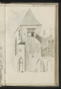 ホールンの大教会の街並み 作： Johannes Huibert Prins