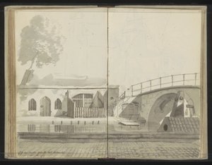 ユトレヒトの Oudegracht 上の Weesbrug