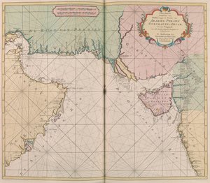 アラビア、ペルシャ、ギジャラート、デッカの地図 作： Johannes II Van Keulen