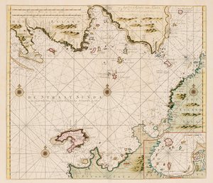 新・大光明聖火：第6巻：東ヨーロッパの海岸、島、港を示す 作： Johannes II Van Keulen